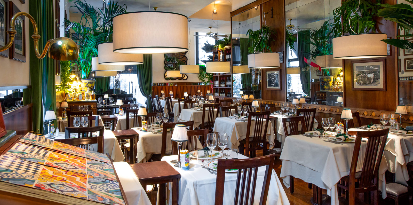 La sala principale del Ristorante 13 Giugno